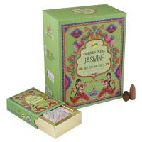Cono refllujo Golden Indian Jasmine-Jazmin (10 conos-37g) (Sree Vani) (P12)