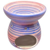 Quemador Esencia Ceramica Circular 12 cm (morado)