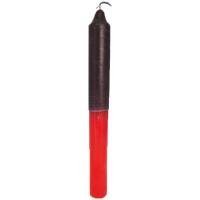Vela Bujia Bi-Color Negro-Rojo 20 x 2 cm (P24)